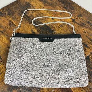 Jimmy Choo Derek Clutch Bag Crossbody Converted